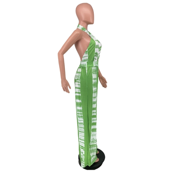 Fashion Halter Jumpsuit new size S,M avaliable Strech Material. - Picture 4 of 6